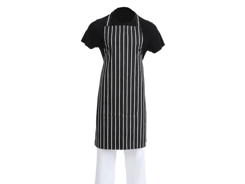 Halterschort Whites zwart wit gestreept