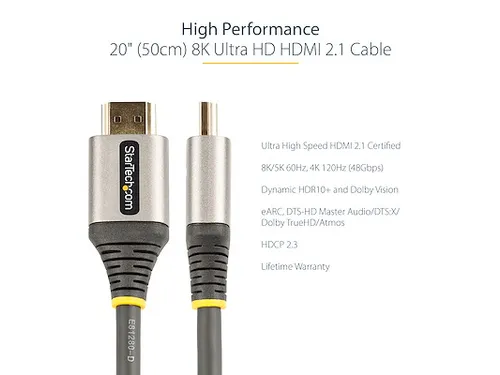 HDMI 2.1 Kabel 8K 50cm
