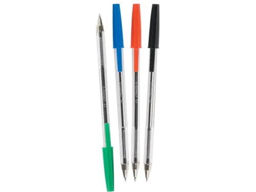 Balpen Met Dop Medium Punt 1.0mm Blauw