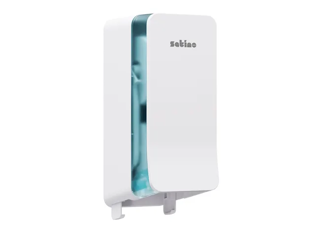 Toiletpapierdispenser Satino JT3 Hyginity systeemrol duo wit 333422