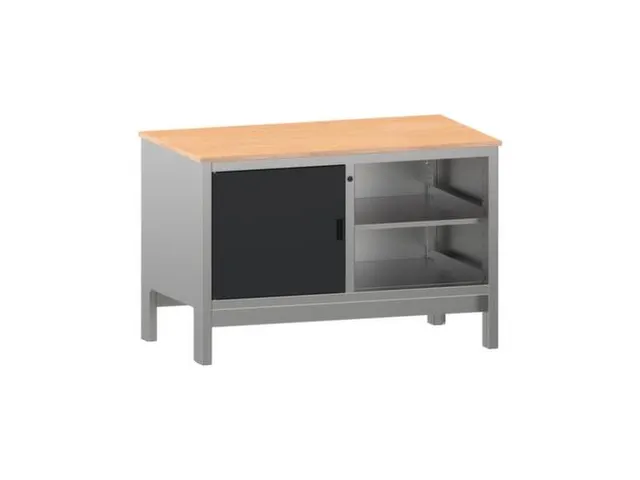 werkbank,HxBxD 870x1250x725mm,multiplexblad,draagverm. 1000kg,4voeten