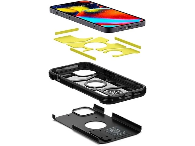 Spigen Case ACS03539 iPhone 13 Tough Armor Zwart