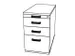 caisson de bureau HxlxP 760x428x800mm 1 TP 2tiroir(s)