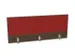 panneau de rehausse,p. table de bureau,NV brun caryer,BN4011-rouge