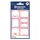 Foliesticker Z-design watervast, Label mix, pakje à 2 vel