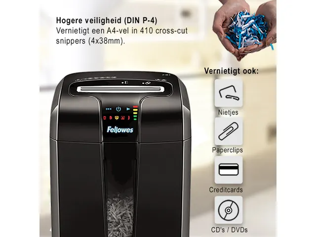 Papiervernietiger Fellowes 73ci Snippers P-4
