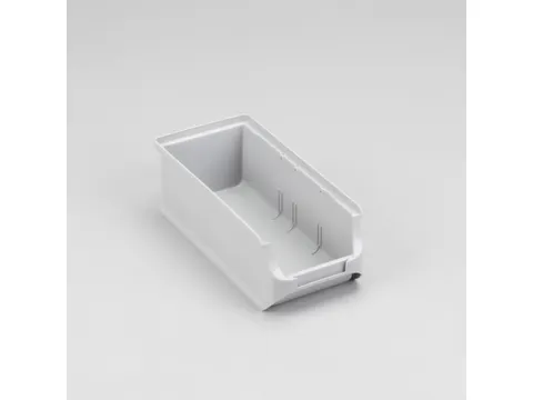 magazijnbak,HxBxD 75x102x215mm,PP,grijs