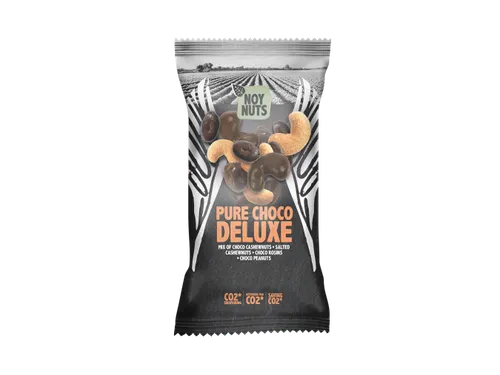 Cashewnoten NoyNuts pure choco deluxe mix zak 45 gram