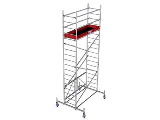 vouwsteiger,werk H 5,8m,steiger H 5m,platform BxD 2000x600mm,aluminium - 2