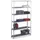 magazijnstelling,grondveld,HxBxD 1850x1254x304mm,vaklast 80kg