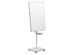 Nobo Move & Meet Mobiele Flipover 70x100cm staal grijs