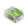 Compacte Lasstekker 2 x 0,2 - 4mm² Voor Alle Draadtypes - Groen