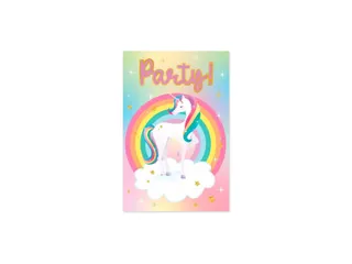Uitnodigingskaarten Unicorn - 1