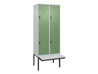 Dubbeldekse dekenkist,HxBxD 2120x800x815mm,2x2vak.,vak B 400mm - 1