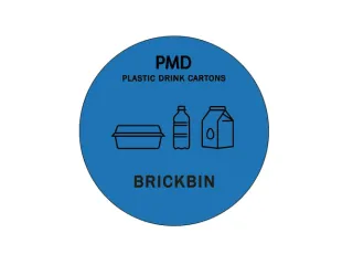 Forex Afvalstroomplaatje PMD BE - 1