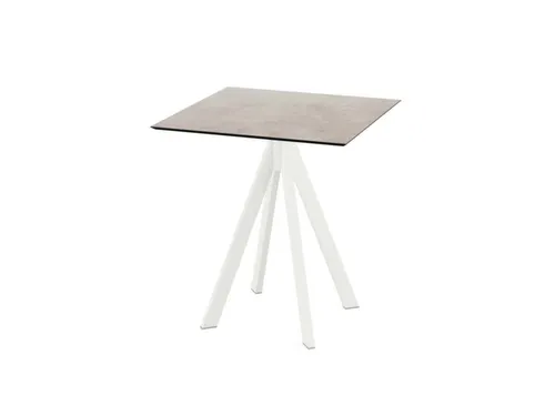 bistrotafel,HxBxD 730x700x700mm,rechthoekig,4voeten wit