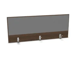 opzetpaneel bureau aanbouw achter NV bruin hickory BN8078-grijs 1400mm