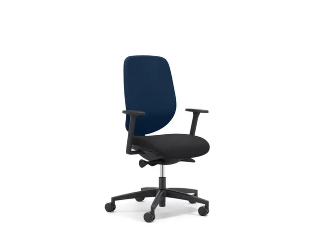 Giroflex Bureaustoel 353 met automatic-move mechanisme Blauw