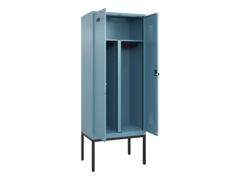 PBM-locker,HxBxD 2120x800x500mm,2vak,vak B 400mm,draaigrendel
