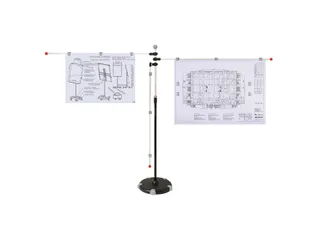 Tekeninghouder MAUL met mobiele voet grijs - 8