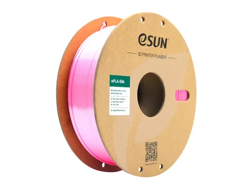 eSUN 3D printer Filament ePLA-Silk 1,75mm Roze 1kg
