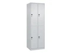 dubbeldekse locker,HxBxD 1850x600x500mm,2x2vak.,vak B 300mm