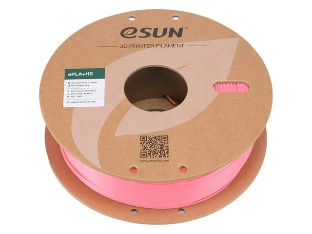 eSUN 3D printer Filament ePLA+HS 1,75mm Roze 1kg