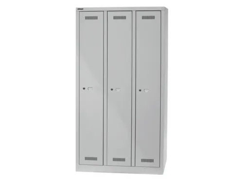 garderobekast,HxBxD 1700x900x500mm,3vak,vak B 248mm,cil.-slot,