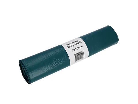 Afvalzak Cleaninq 70x110cm LDPE recycled T50 120 Liter blauw