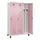 locker voor scheiding van kleding,HxBxD 1950x1200x500mm,3vak