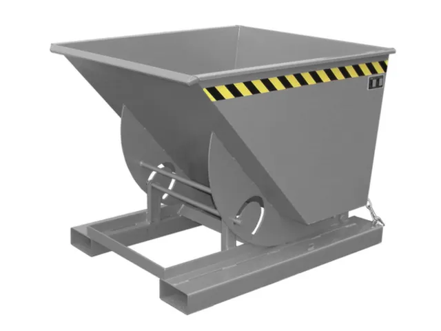 kiepbak,HxLxB 1070x1420x1190mm,0,75m³,draagverm. 1000kg,RAL7005