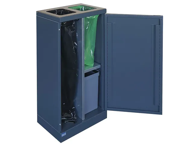 Bica 951 Afvalscheidingsunit 2x45 Liter Zwart