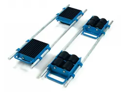Onderzetrollers 6951 6000kg 250x200mm blauw