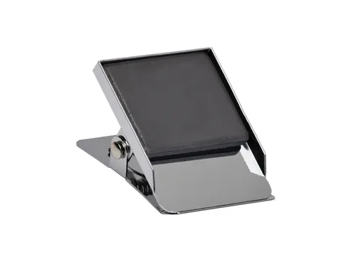 Papierklem MAUL magnetisch vierkant 40mm capaciteit 25mm zilver