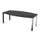 vergadertafel,HxBxD 740x2000x1200mm,vatvormig,CC-zwart