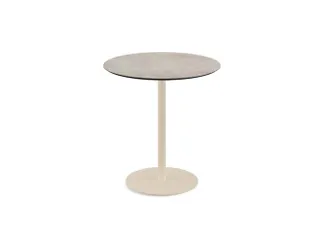 bistrotafel,HxØ 730x700mm,rond,schotelvoet zandkleuren - 1