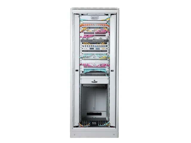 Netwerkkast 32U Unique serie 800x800 mm (BxD) Ral 7035