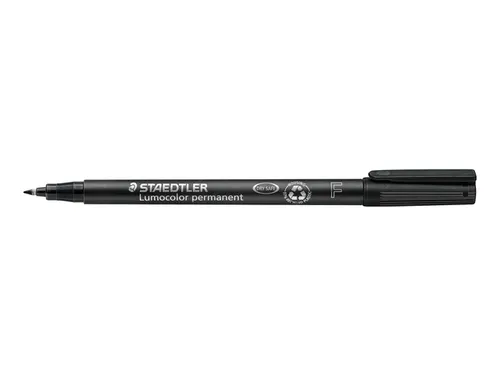 Viltstift Staedtler OHP Lumocolor 318 Fijn 0.6mm Zwart