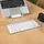 Compact Break ergonomisch toetsenbord Qwertz DE Wit draadloos
