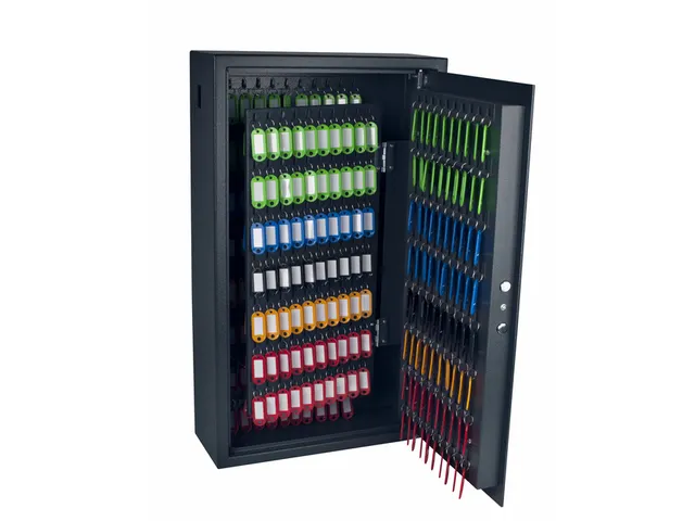 Sleutelkast Pavo high security 300 haken 550x300x150mm cijferslot