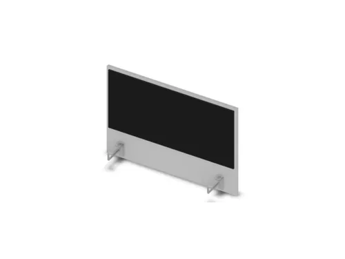 opzetpaneel bureau aanbouw zijkant MP-lichtgrijs BN8033-zwart 800mm
