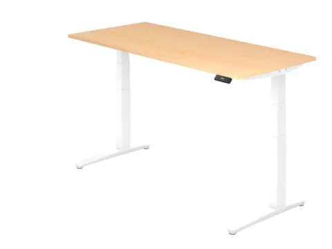 Elektrisch in hgte vst. zit-sta-bureau,HxBxD 650-1290x1800x800mm