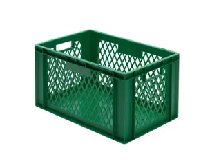 Euronorm-Stapelbak 61l H X L X B 320x600x400mm Groen - 1