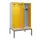 PBM-locker met bank,HxBxD 2120x1200x815mm,4vak,vak B 300mm