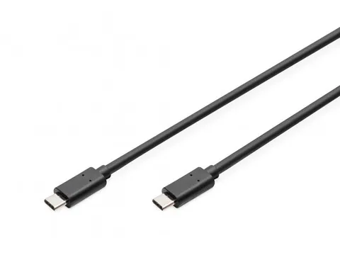 USB Type-C-aansluitkabel Type-C-CM/M 3m 5V/3A 15W 480MB 2.0 Zwart