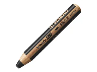 Kleurpotlood STABILO 882 woody 3-in-1 incl 4 slijpers 76 stuks assorti - 2