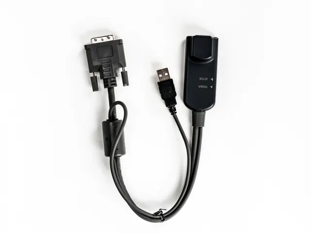 Vertiv Avocent MPUIQ-VMCDV, 0,3556 m, USB, USB, Zwart, DVI, USB 2.0