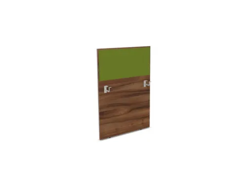 baliepaneel v. bureau aanbouw links NP-tiepolo nut BN7048-groen 800mm