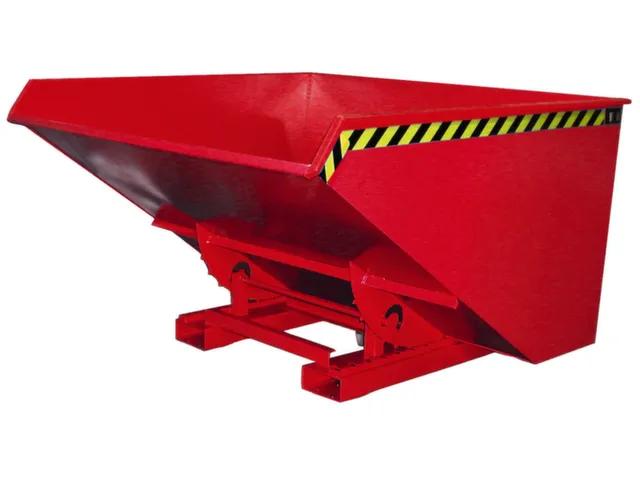 Kiepbak Hxbxd 835x770x1260mm 0.30m³ Afrolmechaniek Gelakt Ral3000