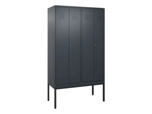 locker voor scheiding van kleding,HxBxD 2120x1200x500mm,4vak